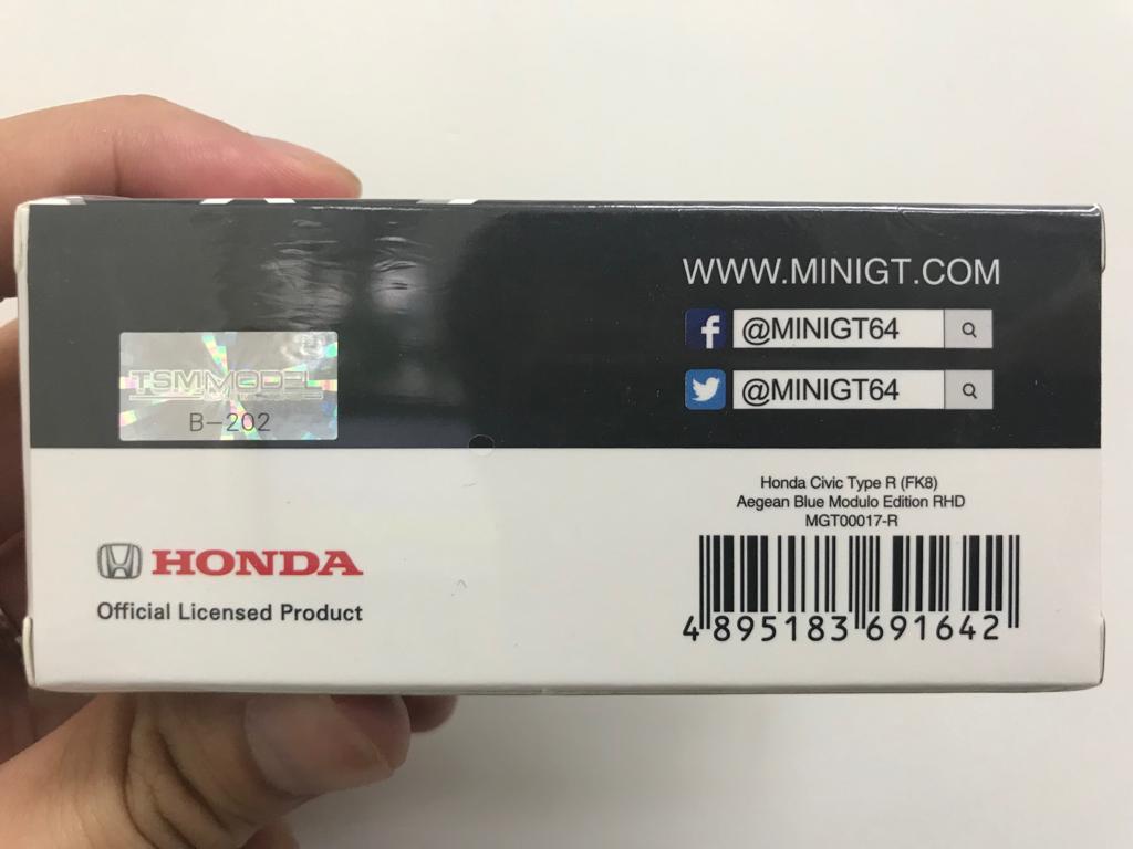 Type Blue GT Civic Edition Mini Honda Aegean Diecast R TSM-Model Modulo 1/64 Car